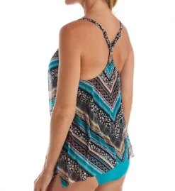 Coco Reef Wild Stripes Current Mesh Layer Tankini Swim Top U53035 -Freya Fashion Shop coco reef coco01 u53035 bs