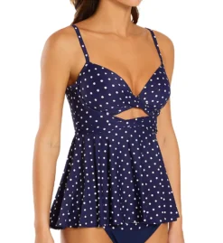 Coco Reef Tropical Spot Icon Twist Tankini Swim Top U59385