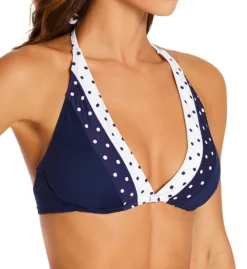 Coco Reef Tropical Spot Bliss Halter Bra Sized Swim Top U59416