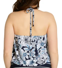 Coco Reef Botanical Oasis Maven High Neck Tankini Swim Top U63036 -Freya Fashion Shop coco reef coco01 u63036 bs