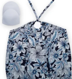 Coco Reef Botanical Oasis Maven High Neck Tankini Swim Top U63036 -Freya Fashion Shop coco reef coco01 u63036 cs6