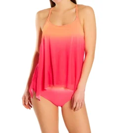 Coco Reef Sunset Fade Current Mesh Layer Tankini Swim Top U66035 -Freya Fashion Shop coco reef coco01 u66035 cs1