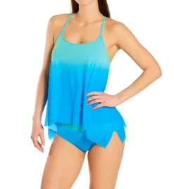 Coco Reef Sunset Fade Current Mesh Layer Tankini Swim Top U66035 -Freya Fashion Shop coco reef coco01 u66035 cs2