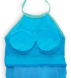 Coco Reef Sunset Fade Aura Mesh High Neck Tankini Swim Top U66219 -Freya Fashion Shop coco reef coco01 u66219 cs6