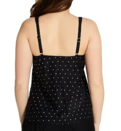 Coco Reef Metallic Dot Core V-Neck Tankini Swim Top U70382 -Freya Fashion Shop coco reef coco01 u70382 bs