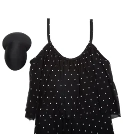 Coco Reef Metallic Dot True Mesh Layer Tankini Swim Top U70425 -Freya Fashion Shop coco reef coco01 u70425 cs6