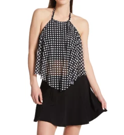 Coco Reef Riviera Dot Aura Mesh Ruffle Crop Tankini Swim Top U78219 -Freya Fashion Shop coco reef coco01 u78219 cs1