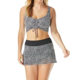 Coco Reef St. Tropez Leopard Knock Out Shirred Bikini Top U80461 -Freya Fashion Shop coco reef coco01 u80461 cs1