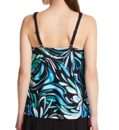 Coco Reef Cassis Swirl Core V-Neck Tankini Swim Top U81382 -Freya Fashion Shop coco reef coco01 u81382 bs