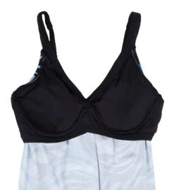 Coco Reef Cassis Swirl Core V-Neck Tankini Swim Top U81382 -Freya Fashion Shop coco reef coco01 u81382 cs6