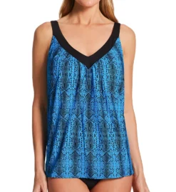 Coco Reef Python Core V-Neck Bra Sized Tankini Swim Top U82382 -Freya Fashion Shop coco reef coco01 u82382 fs