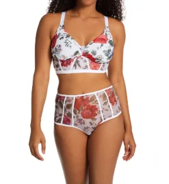 Cosabella Sardegna Printed Curvy Plunge Longline Bra SAR1162 -Freya Fashion Shop cosabella cos001 sar1162 cs1