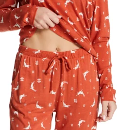 Cosabella Ski Trip Long Sleeve Top & Jogger Pajama Set SKI9793 -Freya Fashion Shop cosabella cos001 ski9793 cs1