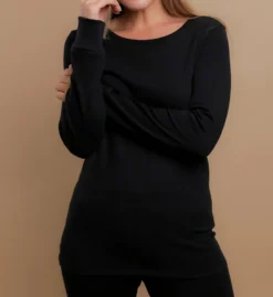 Cottonique Latex Free Organic Cotton Long Sleeve Thermal Tee W12230