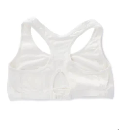 Cottonique Latex Free Organic Cotton Racerback Croptop Bra W12299 -Freya Fashion Shop cottonique cot01 w12299 cs2