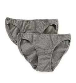 Cottonique Latex Free Organic Cotton Low Rise Panty - 2 Pack W22205 -Freya Fashion Shop cottonique cot01 w22205 cs2