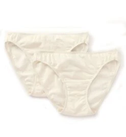 Cottonique Latex Free Organic Cotton Brief Panty - 2 Pack W22205C -Freya Fashion Shop cottonique cot01 w22205c cs3