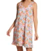Cuddl Duds Sleeveless Printed Chemise 8112881