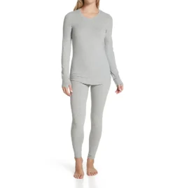 Cuddl Duds Cottonwear Long Sleeve Scoop Neck Top 8324713 -Freya Fashion Shop cuddl duds cudd01 8324713 cs4