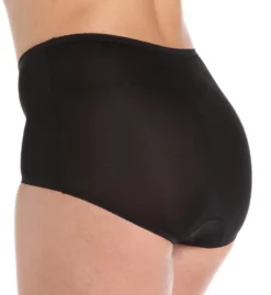 Cuddl Duds Lorraine Nylon Full Brief Panty With Picot Trim LR103 -Freya Fashion Shop cuddl duds cudd01 lr103 bs