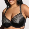 Curvy Couture Tulip Lace Push Up Balconette Bra 1017 -Freya Fashion Shop curvy couture cuco01 1017 gs