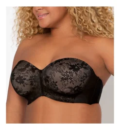 Curvy Couture Strapless Sensation 7-Way Uplift Bra 1211