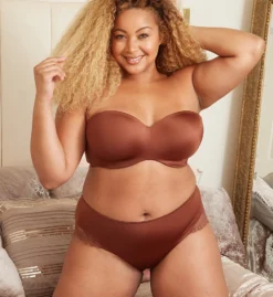 Curvy Couture Smooth Strapless Multi-Way Uplift Bra 1290 -Freya Fashion Shop curvy couture cuco01 1290 cs2