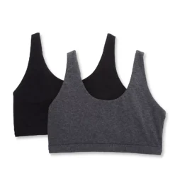 Curvy Couture Cotton Comfort Lounge Bra - 2 Pack 1353 -Freya Fashion Shop curvy couture cuco01 1353 cs2