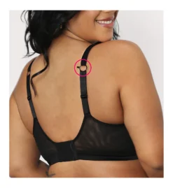 Curvy Couture Sheer Mesh Bralette 1355 -Freya Fashion Shop curvy couture cuco01 1355 bs