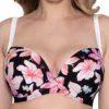 Curvy Kate Tropicana Molded Plunge Bikini Swim Top CS1303 -Freya Fashion Shop curvy kate cuka01 cs1303 gs