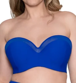 Curvy Kate Sheer Class Bandeau Bikini Swim Top CS1307