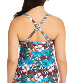 Curvy Kate Hibiscus Tankini Swim Top CS1440 -Freya Fashion Shop curvy kate cuka01 cs1440 cs1