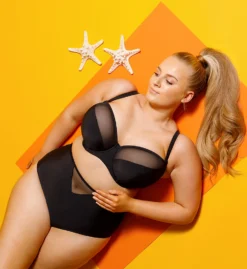 Curvy Kate Sheer Class High Waist Brief Swim Bottom CS1505 -Freya Fashion Shop curvy kate cuka01 cs1505 cs5