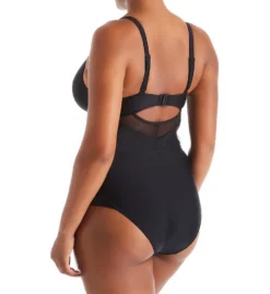Curvy Kate Sheer Class Plunge One Piece Swimsuit CS1605 -Freya Fashion Shop curvy kate cuka01 cs1605 bs
