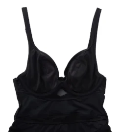 Curvy Kate Sheer Class Plunge One Piece Swimsuit CS1605 -Freya Fashion Shop curvy kate cuka01 cs1605 cs2