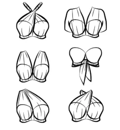 Curvy Kate Wrapsody Bandeau Bikini Swim Top CS5307 -Freya Fashion Shop curvy kate cuka01 cs5307 cs1