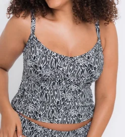 Curvy Kate Sundown Plunge Tankini Top CS5407