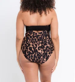 Curvy Kate Wrapsody Print Bandeau One Piece Swimsuit CS5600P -Freya Fashion Shop curvy kate cuka01 cs5600p bs