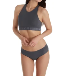 DKNY Seamless Litewear Rib Crop Top Bra DK4023 -Freya Fashion Shop dkny dkny01 dk4023 cs2