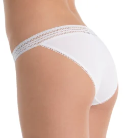DKNY Classic Cotton Lace Trim Bikini Panty DK5006 -Freya Fashion Shop dkny dkny01 dk5006 bs