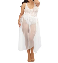 Dreamgirl Lace Teddy With Removable Maxi Skirt 10996 -Freya Fashion Shop dreamgirl dg001 10996 cs4