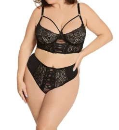 Dreamgirl Stretch Mesh Lace Underwire Bustier Set 12163 -Freya Fashion Shop dreamgirl dg001 12163 cs6