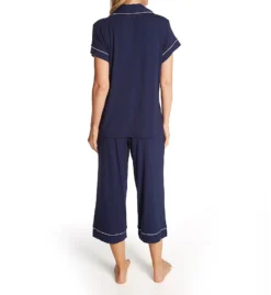 Eberjey Gisele Short Sleeve And Cropped Pant PJ Set PJ1018T -Freya Fashion Shop eberjey eber01 pj1018t bs