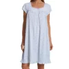 Eileen West 100% Cotton Jersey Knit Cap Sleeve Short Gown 5025090 -Freya Fashion Shop eileen west eilw01 5025090 gs
