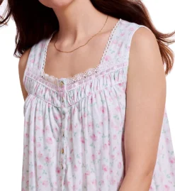 Eileen West 100% Cotton Jersey Knit Sleeveless Short Gown 5026602 -Freya Fashion Shop eileen west eilw01 5026602 cs2