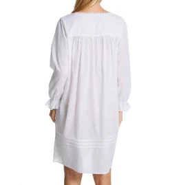 Eileen West Sheer Stripe Long Sleeve Button Front Robe 5125044 -Freya Fashion Shop eileen west eilw01 5125044 bs