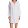 Eileen West Short Long Sleeve Nightgown 5320126 -Freya Fashion Shop eileen west eilw01 5320126 gs