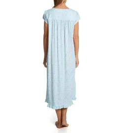 Eileen West 100% Cotton Jersey Knit Cap Sleeve Long Gown 5425090 -Freya Fashion Shop eileen west eilw01 5425090 bs