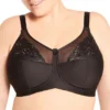 Elila Embroidered Microfiber Wireless Soft-cup Bra 1301 -Freya Fashion Shop elila elil01 1301 gs