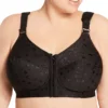 Elila Jacquard Front Close Wireless Softcup Bra 1515